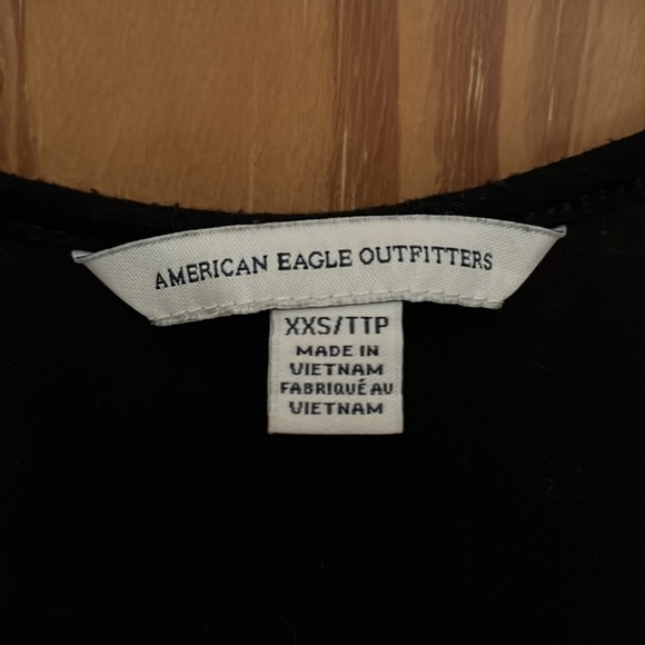 American Eagle Outfitters Black Lace Tank Top - Picture 7 of 8